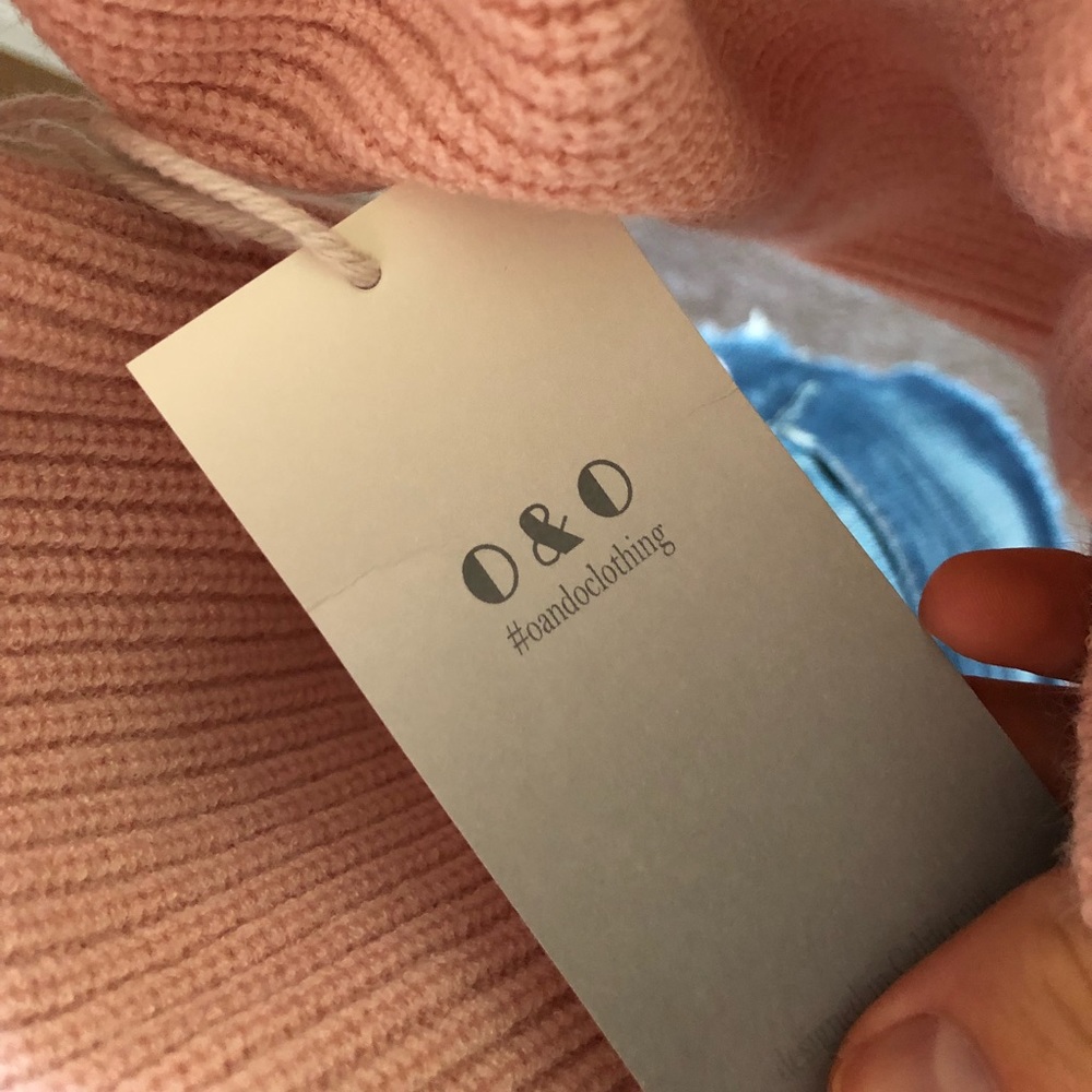 Pink Distressed Sweater - Picture 7 of 8